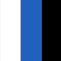 White / Royal / Black